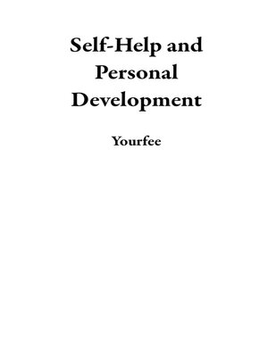 cover image of Self-Help and Personal Development